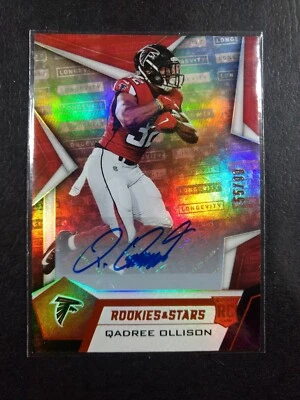 QADREE OLLISON 2019 Rookies & Stars RC Auto Longevity 55/99 ATLANTA FALCONS - Image 1 of 2