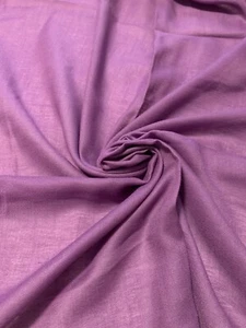 ❤️Sewing Fabric Batiste Semi Sheer Cotton Blend Cut Off The Bolt Cranberry BTY - Picture 1 of 13