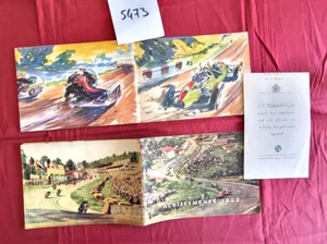 N° 5473 / 2 plaquettes historique : ACHIEVEMENTS 1952 et 1959 / RACE result ... - Picture 1 of 2