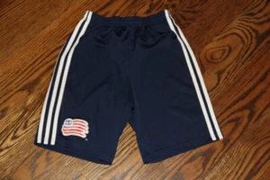 Adidas Navy Shorts Size Youth Medium with American Flag - Picture 1 of 10
