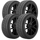 (QTY 4) 255/40R18 Sumitomo HTR A/S P03 99W XL Black Wall Tires