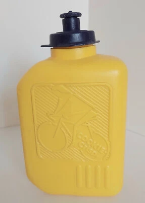 Cookie Crisp Yellow Plastic Bike Water Bottle 5" x 3 " - Image 1 of 4
