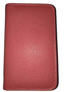 Tarjetero de cuero Buxton RFID 3 páginas, coral azúcar - Imagen 1 de 9