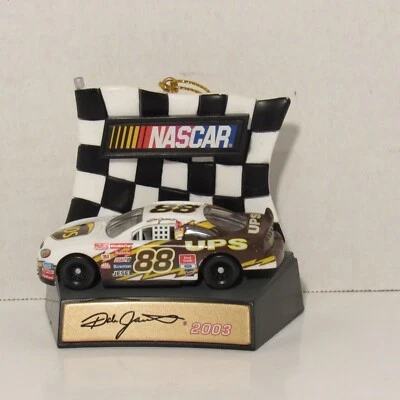 Dale Jarrett #88 NASCAR UPS Navidad Coleccionable Adorno de Vacaciones, L 2 3/4" Foto 1 de 4