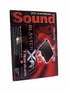 Creative Sound Blaster X-Fi Titanium Fatality Pro Series PCIe Audio Card SB0886. - Picture 1 of 8