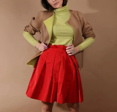 Minifalda plisada roja LIDA BADAY TALLA 10 Foto 1 de 4