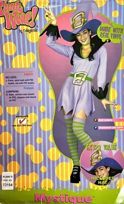 Disfraz de Mystique Funk Wear púrpura bruja malvada disfraz de Halloween para adulto Foto 1 de 2