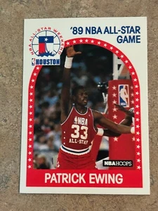 1989-90 Hoops Basketball Card Patrick Ewing New York Knicks #159 - Picture 1 of 6