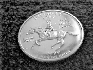 1999 S DELAWARE STATE QUARTER PROOF FROM PROOF SET - Picture 1 of 2