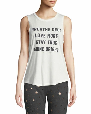 Spiritual Gangster Breathe Deep Love More + Muscle Tank Feminino tamanho XS novo $48 - Imagem 1 de 2