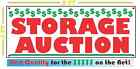 Storage Auction All Weather Banner Sign 2X5