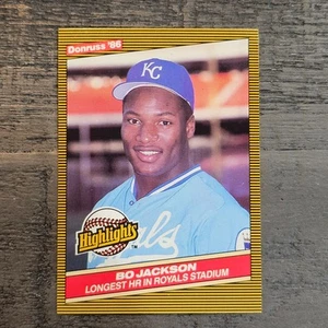 1986 Donruss Highlights - Bo Jackson #43 - Bild 1 von 2