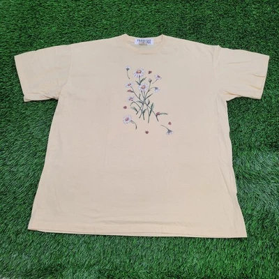 Vintage Daisy Flower Shirt Womens 2XL 25x29 Yellow - Image 1 of 4
