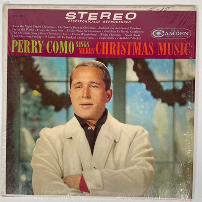 PERRY COMO Sings Merry Christmas Music Vinyl LP in SHRINK 1961 Stereo EX Foto 1 de 4