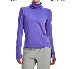 Under Armour $65 Women's Infrared Up the Pace Funnel Long-Sleeve Shirt Brilliant - Picture 1 of 10