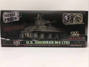 1/32 Forces Of Valor #912101A Die-cast US Sherman M4 (75) RA - Imagen 1 de 8