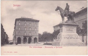 BOLOGNA - VIA INDIPENDENZA - MONUMENTO A GARIBALDI -8247- - Picture 1 of 1