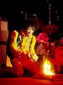 The Jimi Hendrix Experience Photo Poster 1967 Photography - Picture 1 of 1