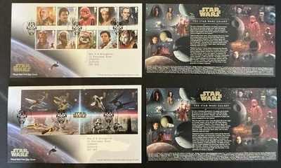 GB  First Day Cover 2019 STAR WARS + Mini Sheet With MAULDEN Postmark Free Post - Image 1 of 4