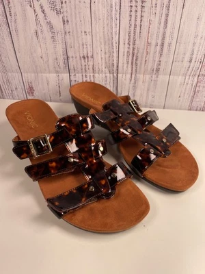 Vionic Wedge Sandals Tortoise Shell 381 Radia Park Women’s Size 11 EUC - Image 1 of 3