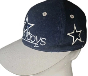 Dallas Cowboys Hat Cap OSFA Blue Gray Boho Y2K Retro Vintage Style Adjustabl[4D] - Picture 1 of 13