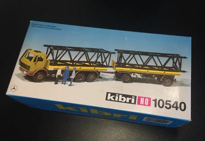 kibri 10540 Baukasten MB Plattform-Hängerzug H0 1:87