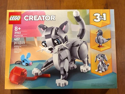 LEGO Creator 3 en 1 Juguete de Construcción de Gato Divertido 31163 Gato/Perro/Paloma Nuevo Caja Sellada Foto 1 de 4