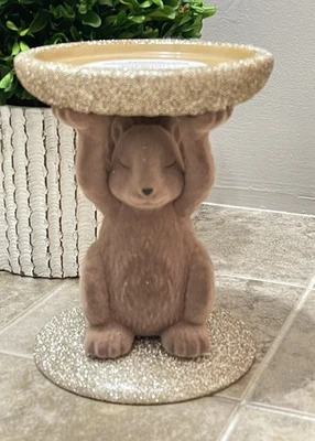 Candelabro pedestal de 3 mechas Bath & Body Works ardilla/bellota-nuevo con etiquetas Foto 1 de 4