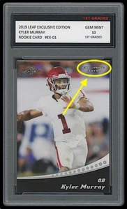 Kyler Murray 2019 Leaf edición exclusiva 10 tarjetas de novato de radiocontrol cardenales de primer grado - Imagen 1 de 1
