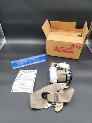 (NEW!) Tan Passenger Front Seat Belt Assembly Retractor Fits 07 Lexus GS300 OEM - Image 1 of 4