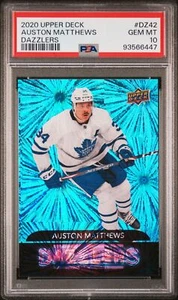 2020-21 Upper Deck Series 1 Dazzlers Blue Auston Matthews #DZ-42 PSA 10 - Bild 1 von 2