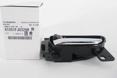 Conjunto de manija de puerta interior LH conductor original OEM Subaru 61051FJ032VH Foto 1 de 4