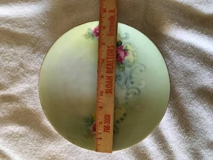 VINTAGE SEVRCS HAND PAINTED BAVARIA SIGNED PLATE - Picture 1 of 4