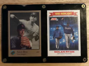 Nolan Ryan-Texas Rangers Cards-#248-#417-2 Cards Incased-Studio 1992-Score 1991 - Picture 1 of 2