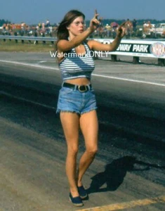 "Jungle Pam" Hardy "SEXY Tube Top" "Jungle Jim" Funny Car Racing PHOTO! #(2) - Picture 1 of 2