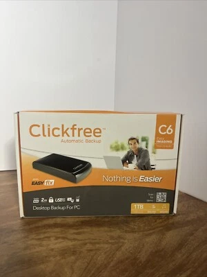 Brand New 1TB Click Free Automatic Back Up C6 - Image 1 of 2