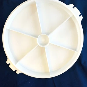 Tupperware 12" Rund Kuchen/Käsekuchen/Tortenscheibe Halter Träger Aufbewahrung Vintage - Bild 1 von 9
