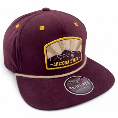 Zephyr Arizona State University Sun Devils NCAA Rope Adjustable Snapback Hat Cap - Image 1 of 4