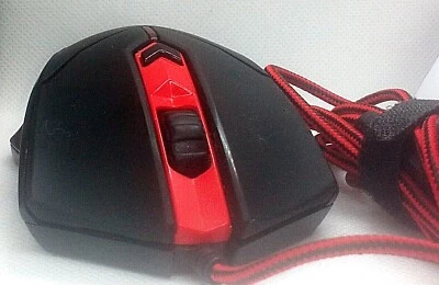 Pro Gamer 7200 DPI Optical Mouse ZELOTES 7 Button Changeable Backlighting VGC - Image 1 of 4