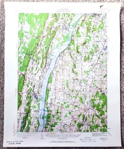 Catskill New York 1934 USGS 15 Minute Topographic Map 1:62500 Ulster Greene Topo - Picture 1 of 3