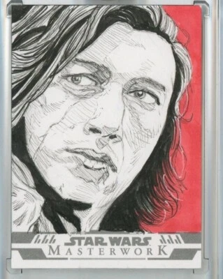 2024 Topps Star Wars Masterwork Art by James O’riley Sketch Card 1/1 - Image 1 of 2