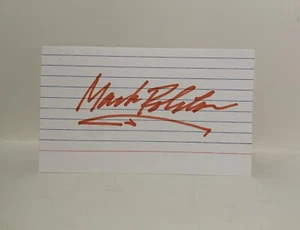 Mark Rolston Autographed Authentic Index Card JSA/PSA/Beckett Guaranteed - Picture 1 of 1