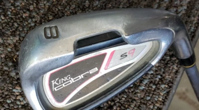 EXCELL 38 IN KING COBRA LADIES S9 CAVITY BACK 8 IRON GOLF CLUB W PRO FORCE GRIP - Image 1 of 4