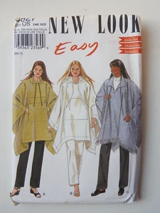 New Look 6927 sewing pattern Oversized Ponch with pockets One Size UNCUT Unused - Picture 1 of 2