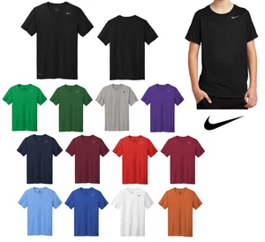 NIKE YOUTH ECO FRIENDLY, SHORT SLEEVE, PERFORMANCE DRI-FIT WICKING T-SHIRT XS-XL - Picture 1 of 15