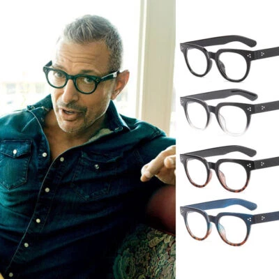 Retro Vintage Designer Eyewear Glasses Glasses Frame Clear HD Lens 3 Keyhole