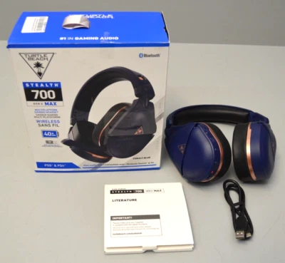Turtle Beach Stealth 700 GEN2 MAX Blau Gaming-Headset Kabellos Kopfhörer - Bild 1 von 4