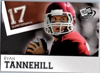 2012 PRESS PASS RYAN TANNEHILL Rookie 4 card lot#46 DOLPHINS 8TH PICK - Image 1 of 3