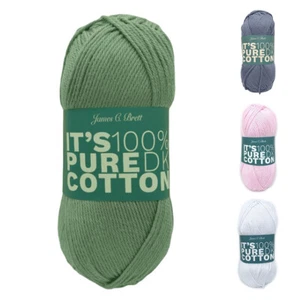 James C. Brett It's Pure Cotton | 100% Cotton | Crochet and Knitting | UK Seller - Picture 1 of 12