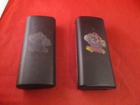 Lot of 2 Nintendo of America Nintendo NES Era Super Mario Bros. Glass Case FADED